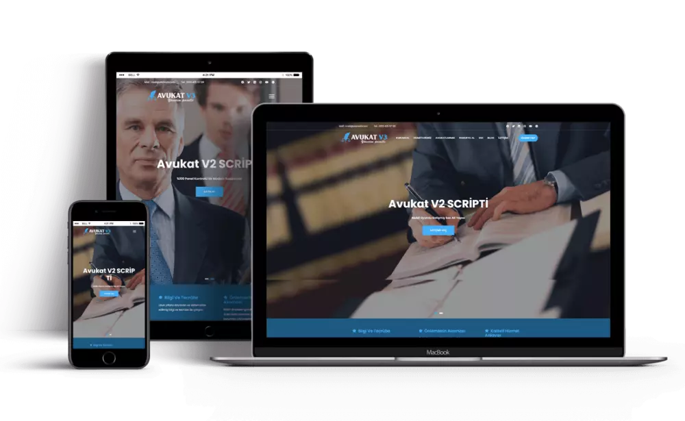Avukat Web Tasarım V3